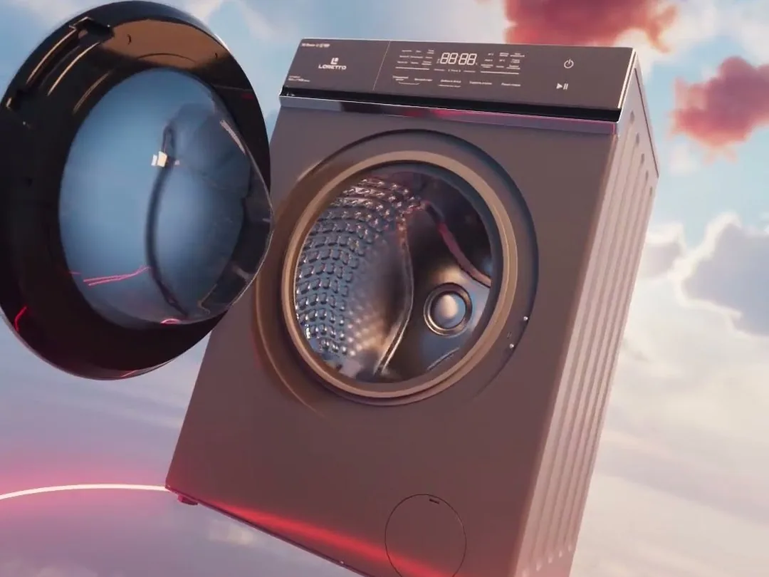 LORETTO 10 kg Washing Machine — Inverter DD Motor and Touch Display