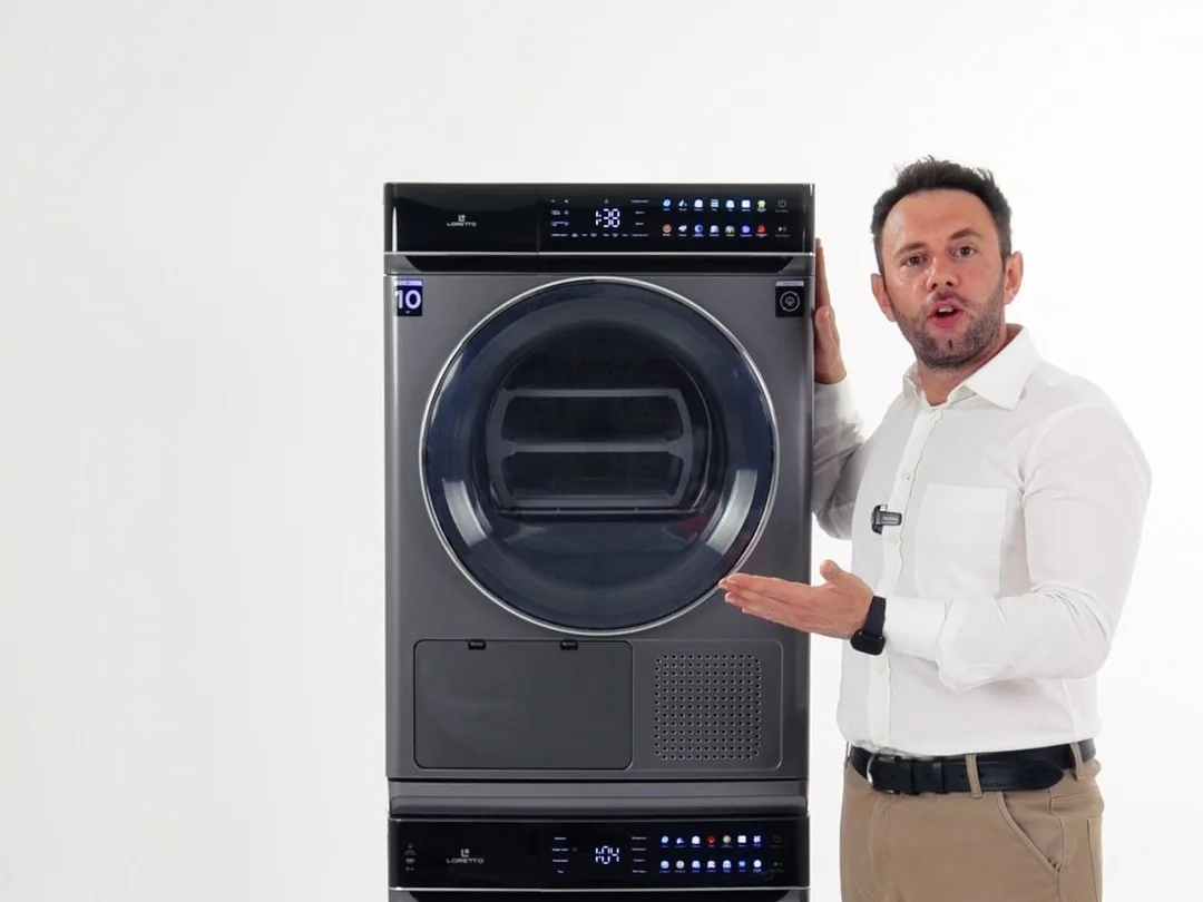 LORETTO 2 in 1: Laundry Revolution – Washing and Drying in One Column